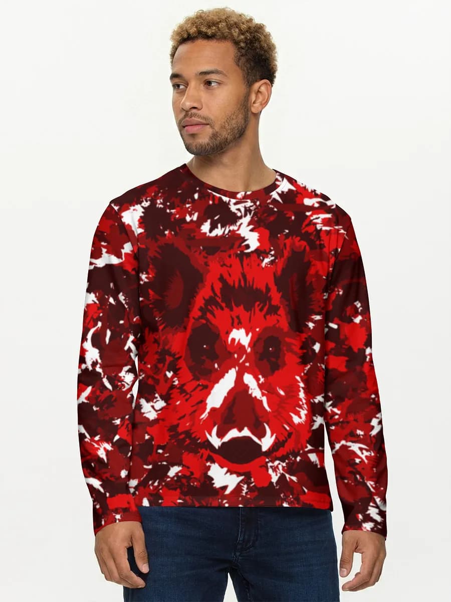Men's cotton long sleeve shirt