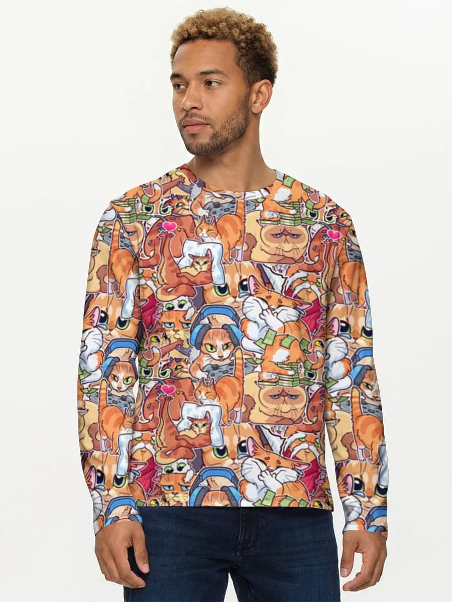 Men's cotton long sleeve shirt