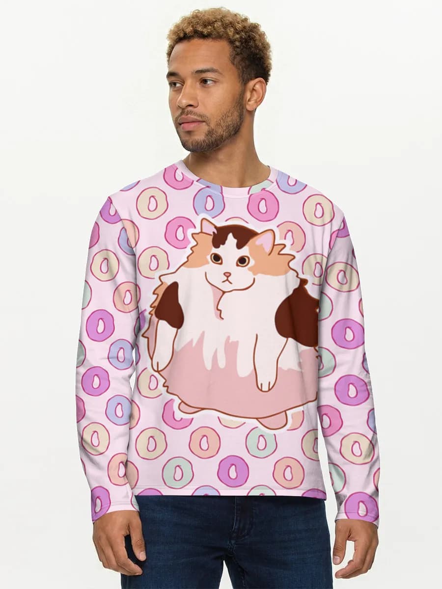 Camisa de manga larga de algodón para hombre