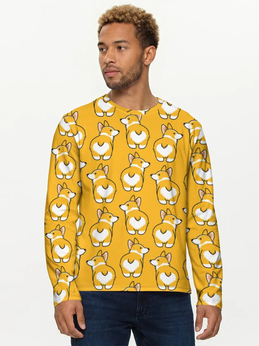 Men's cotton long sleeve shirt