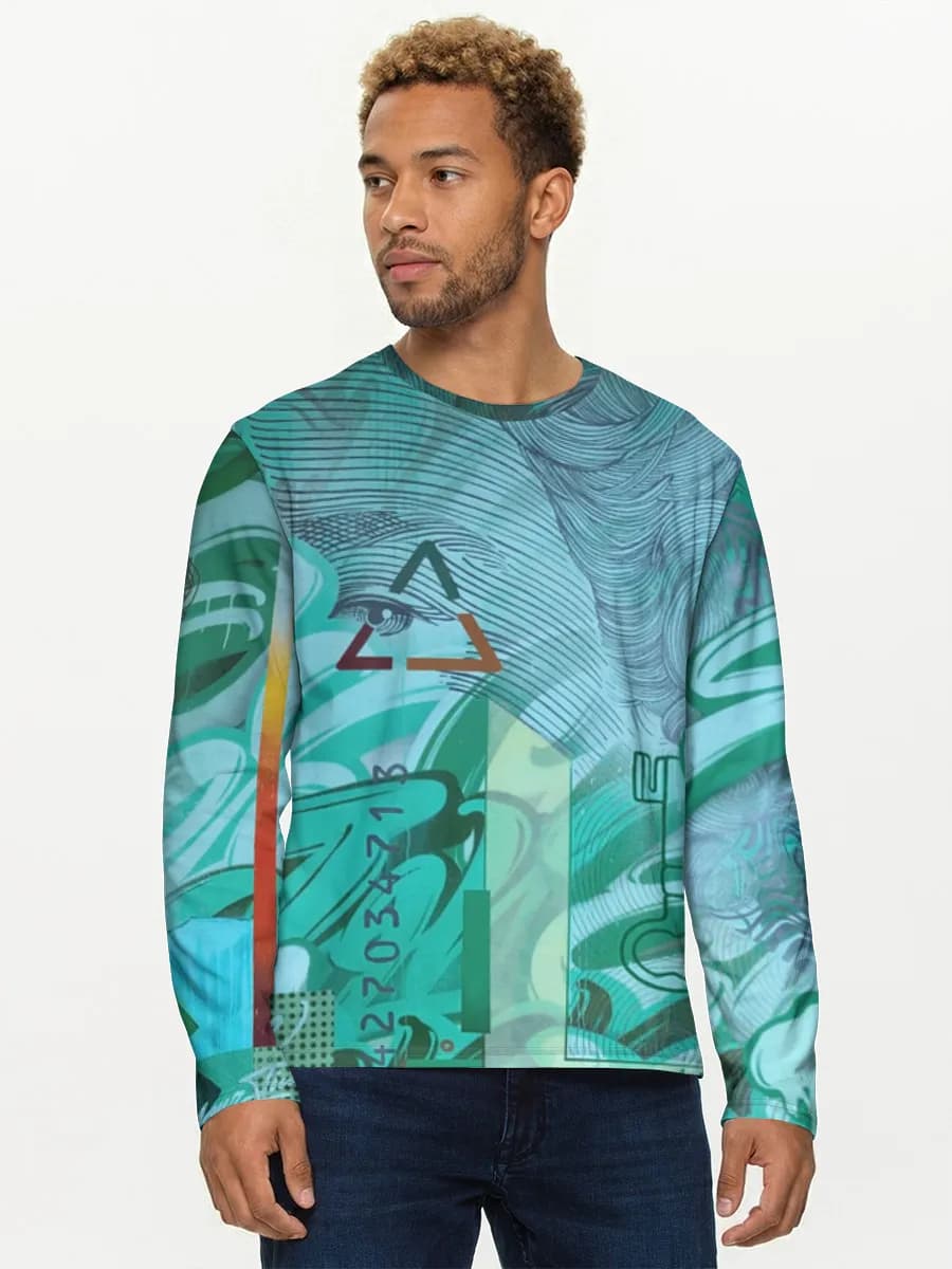 Men's cotton long sleeve shirt