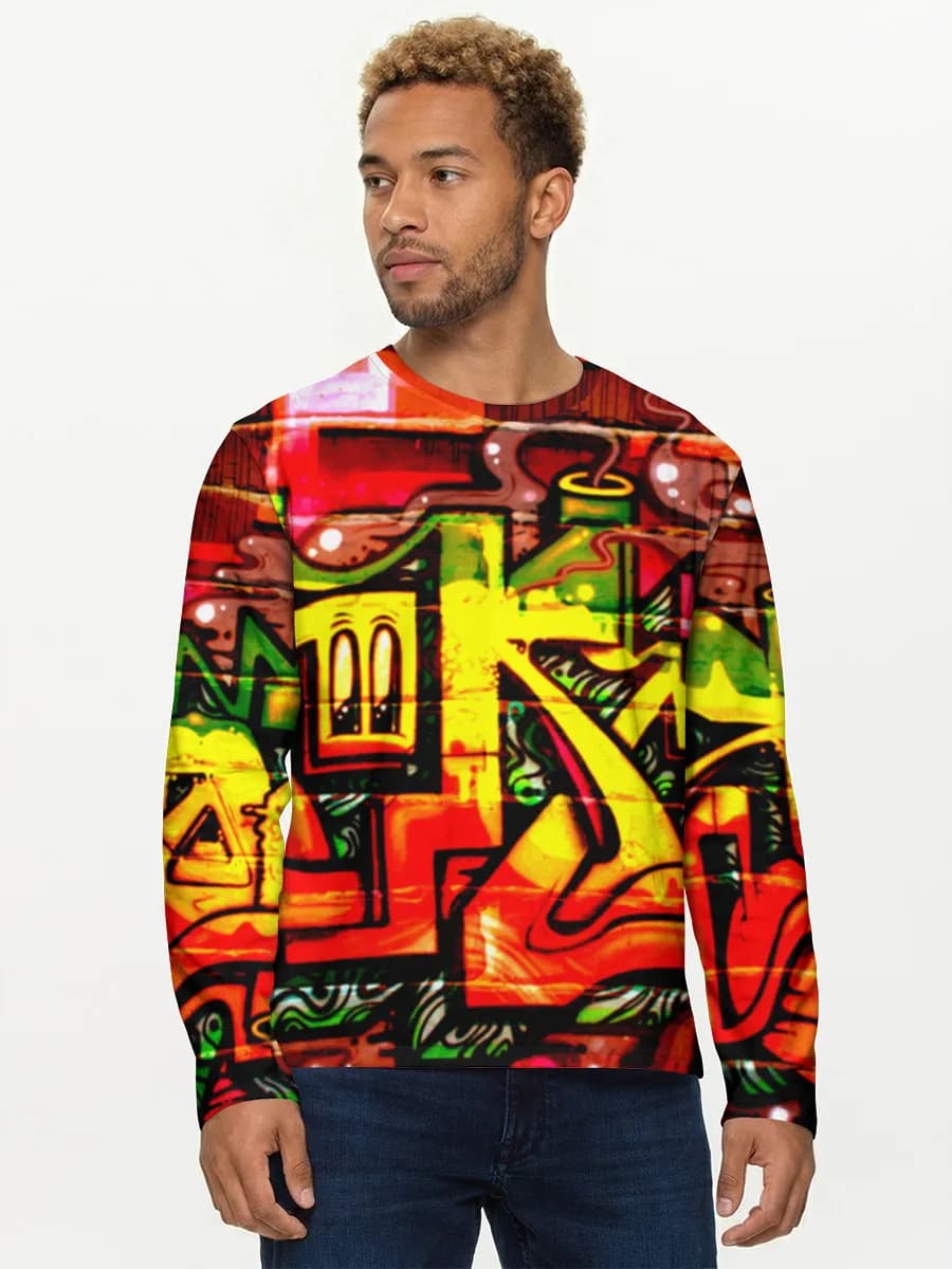 T-shirt Coton Manches Longues Homme