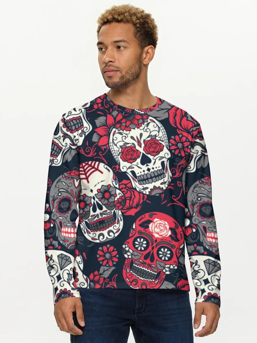 Men's cotton long sleeve shirt