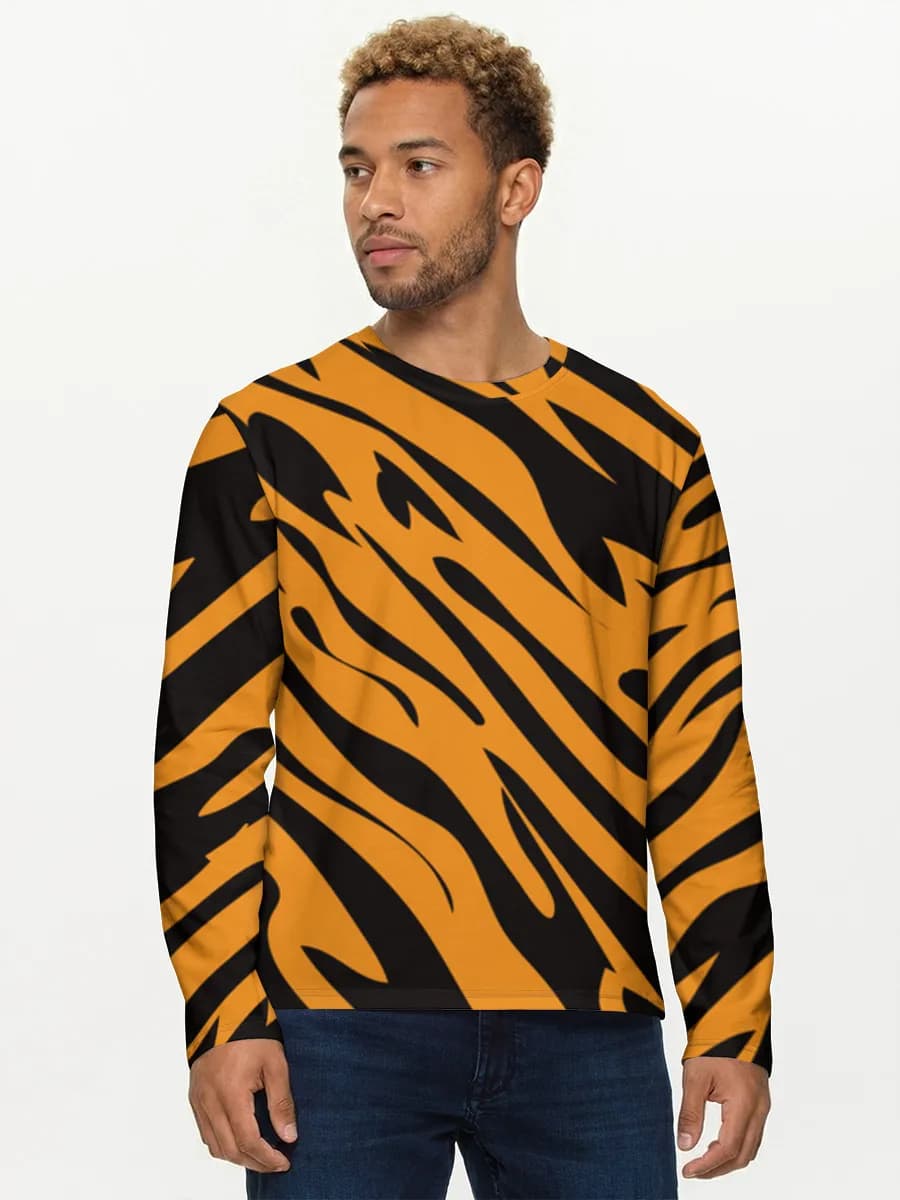 T-shirt Coton Manches Longues Homme