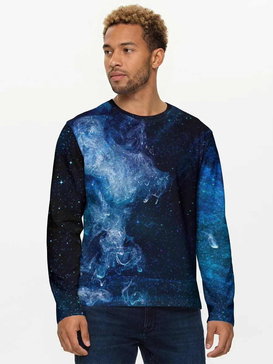 Men's cotton long sleeve shirt