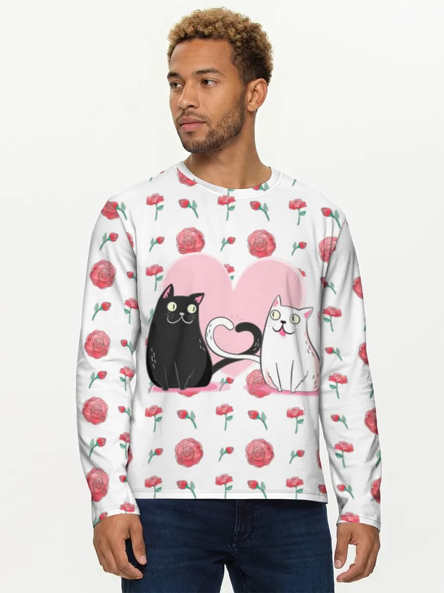 Men's cotton long sleeve shirt