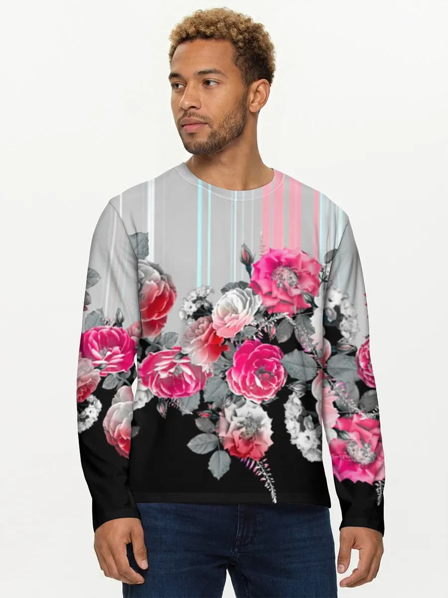 T-shirt Coton Manches Longues Homme