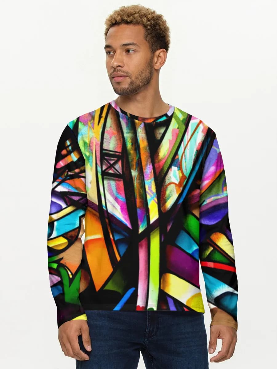 Men's cotton long sleeve shirt
