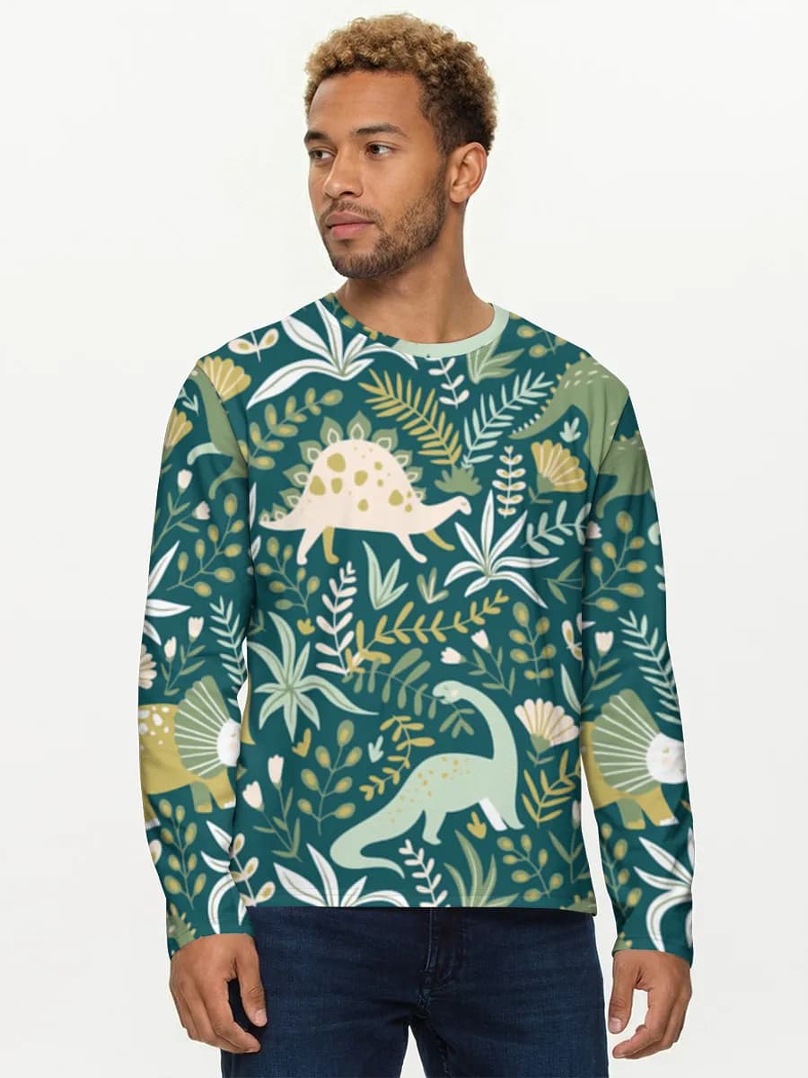 Men's cotton long sleeve shirt