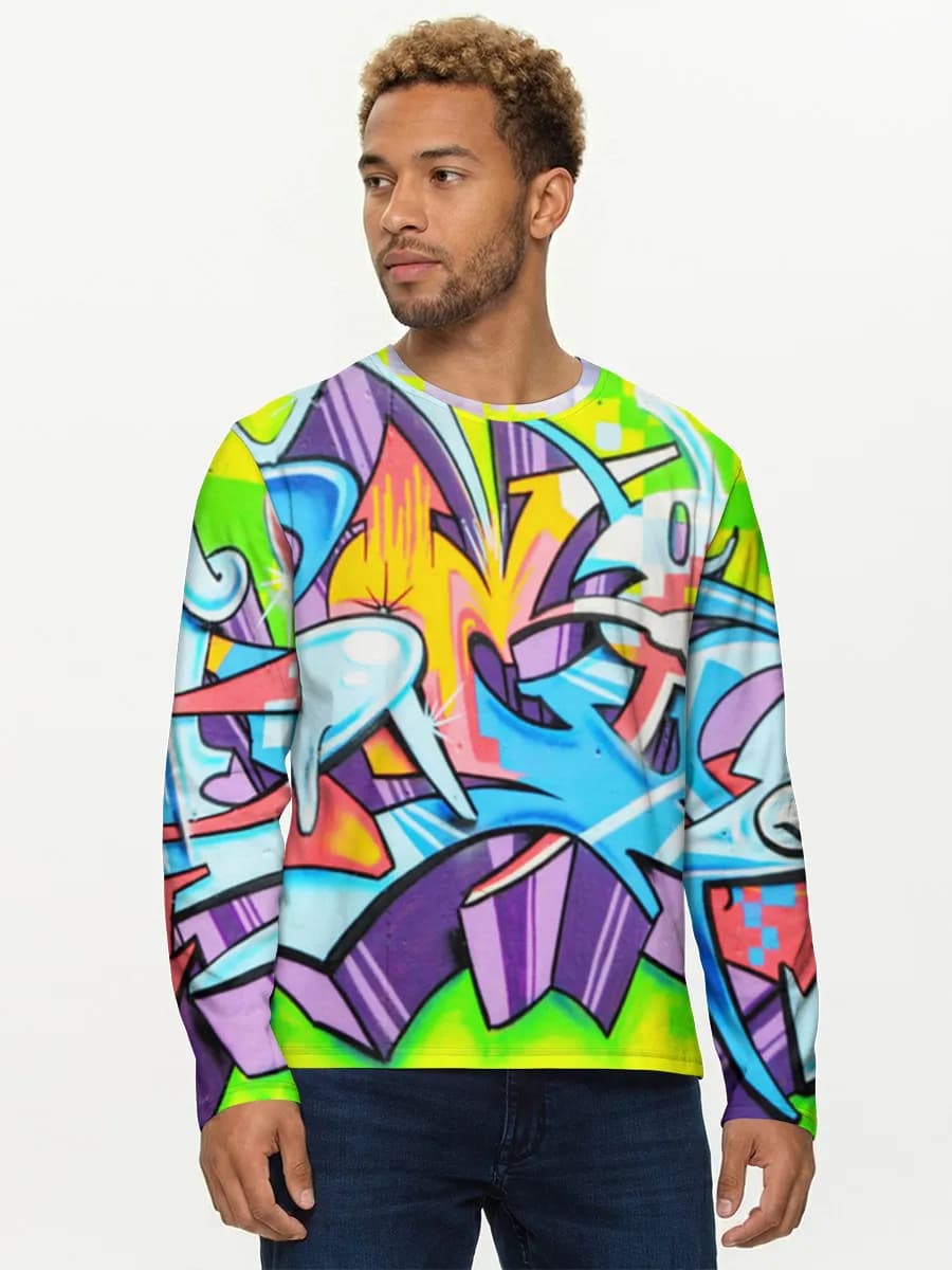 Camisa de manga larga de algodón para hombre