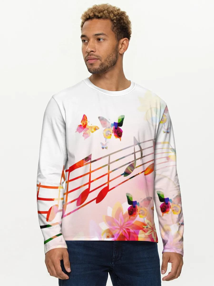 Men's cotton long sleeve shirt