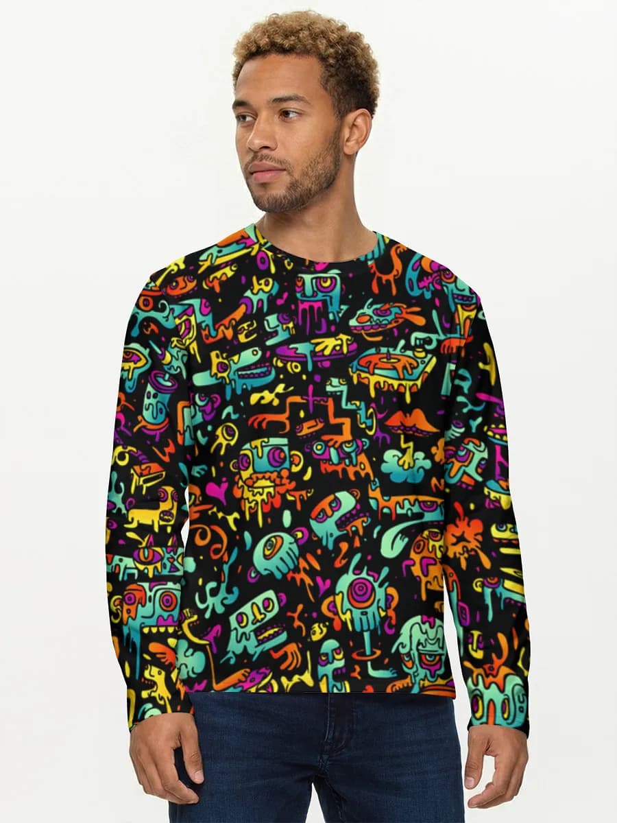 Camisa de manga larga de algodón para hombre