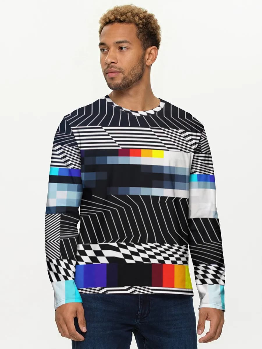Men's cotton long sleeve shirt