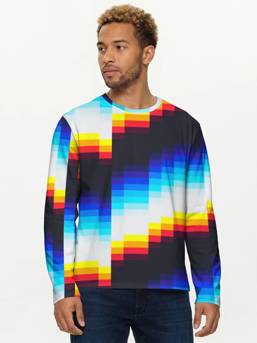 Men's cotton long sleeve shirt