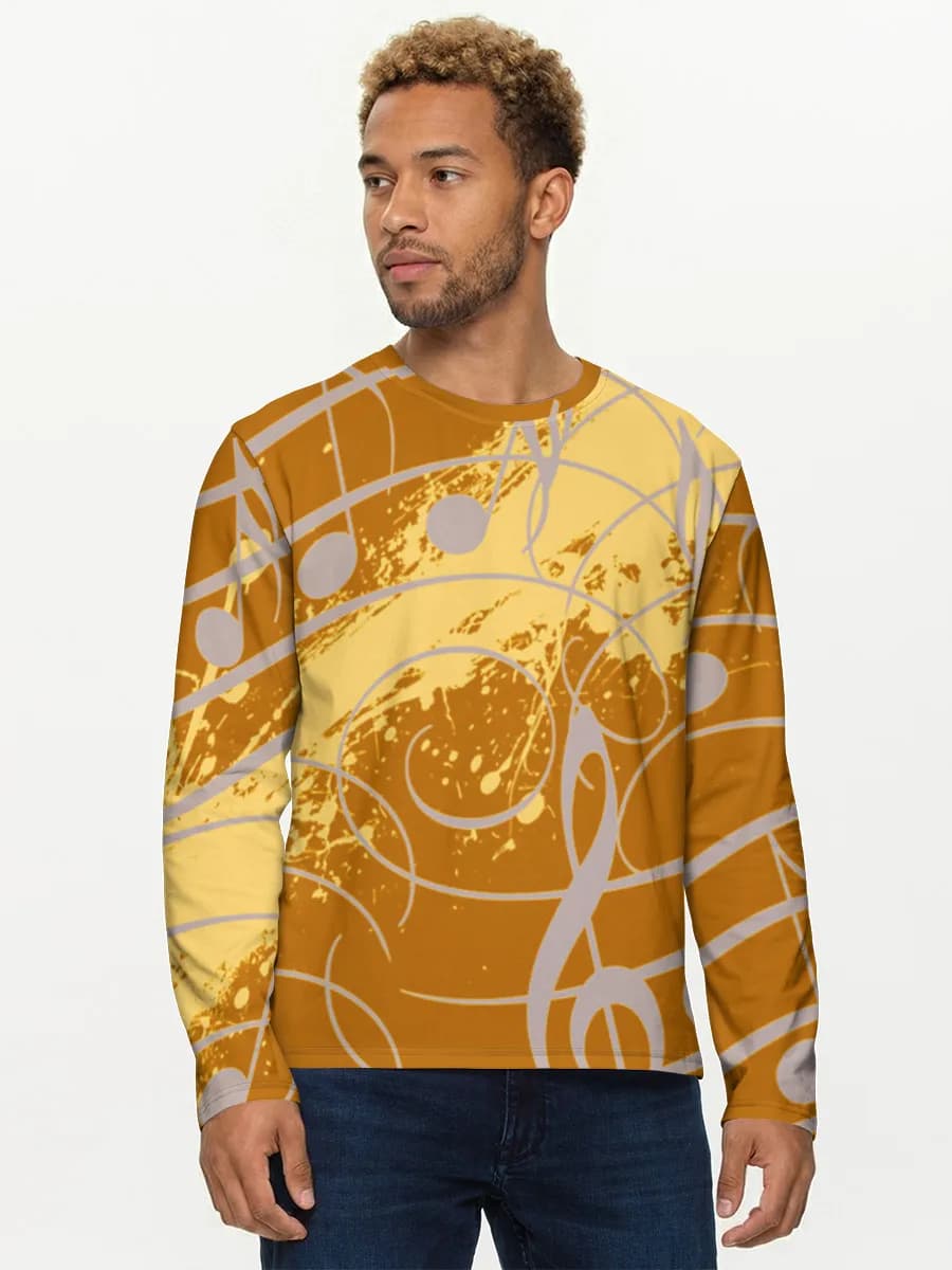 Men's cotton long sleeve shirt