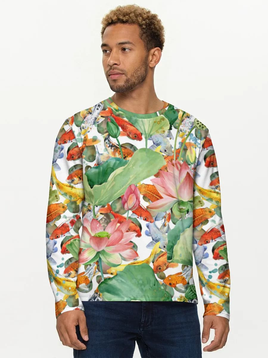 Men's cotton long sleeve shirt
