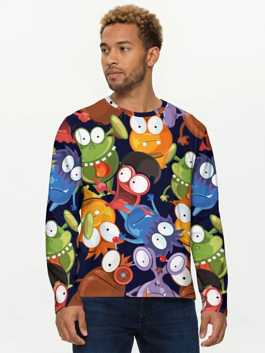 T-shirt Coton Manches Longues Homme