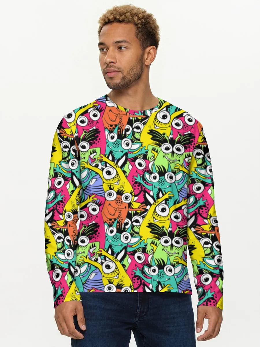 T-shirt Coton Manches Longues Homme