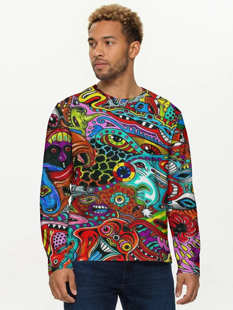 Men's cotton long sleeve shirt