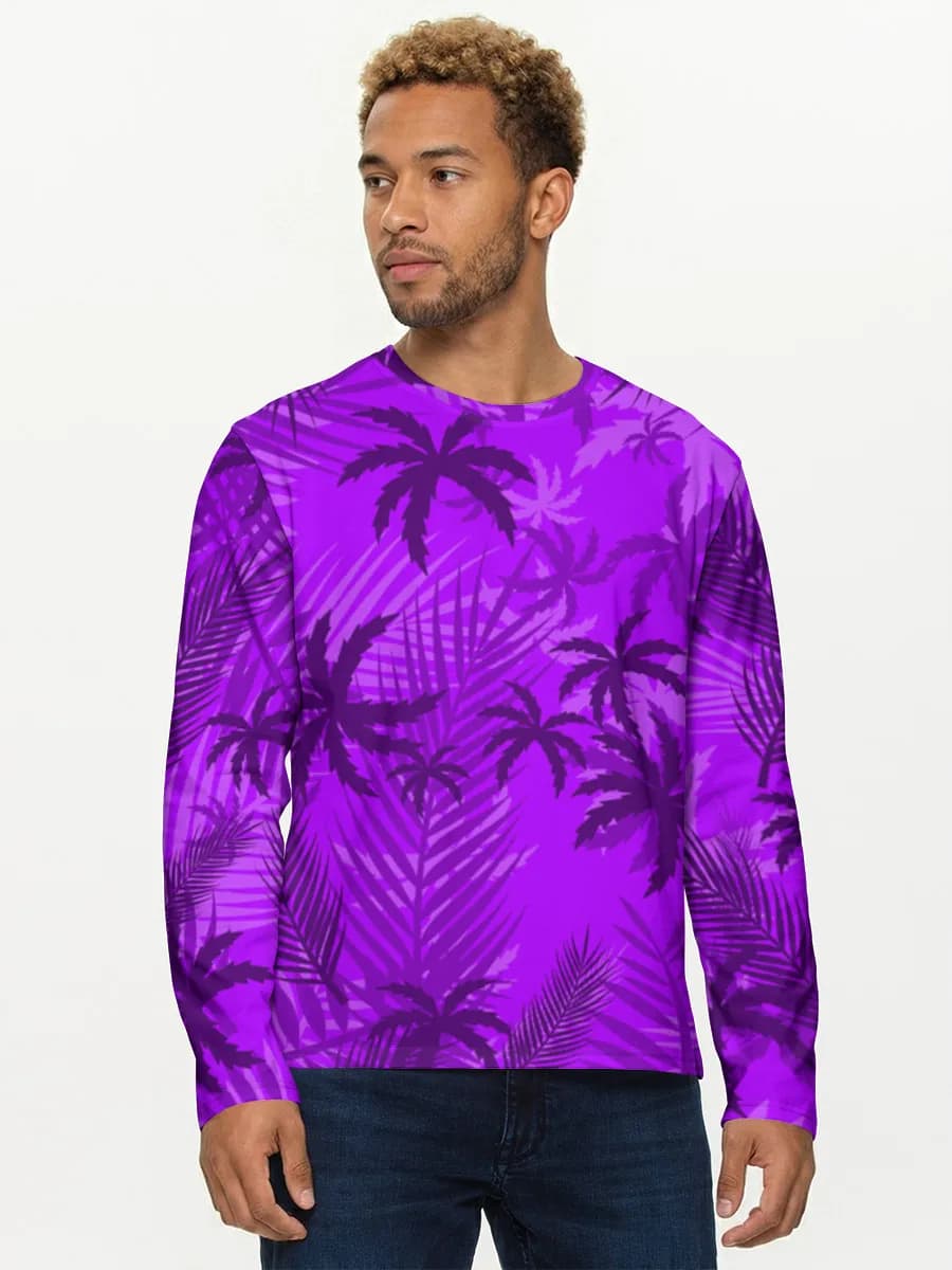 Men's cotton long sleeve shirt