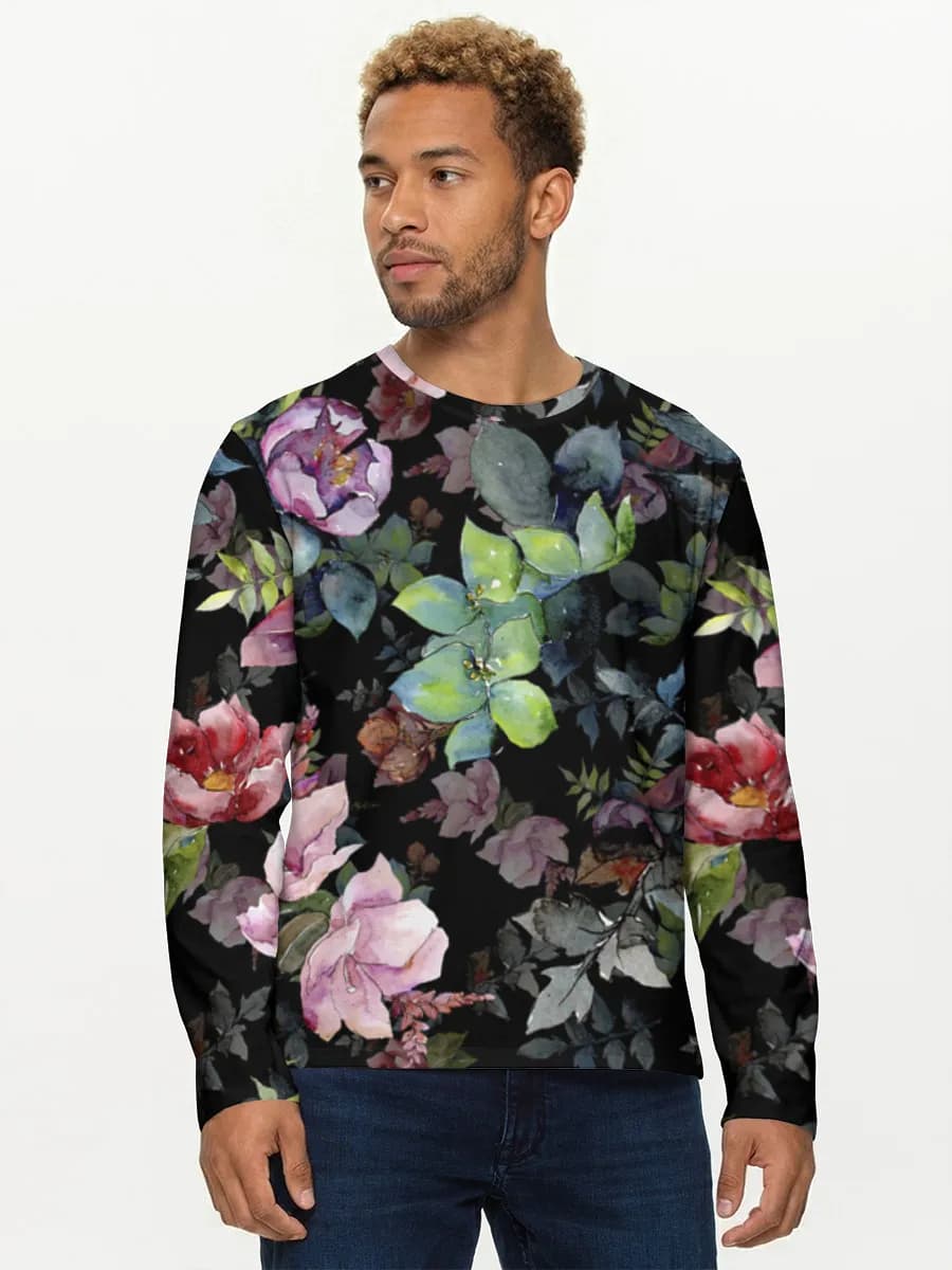 T-shirt Coton Manches Longues Homme
