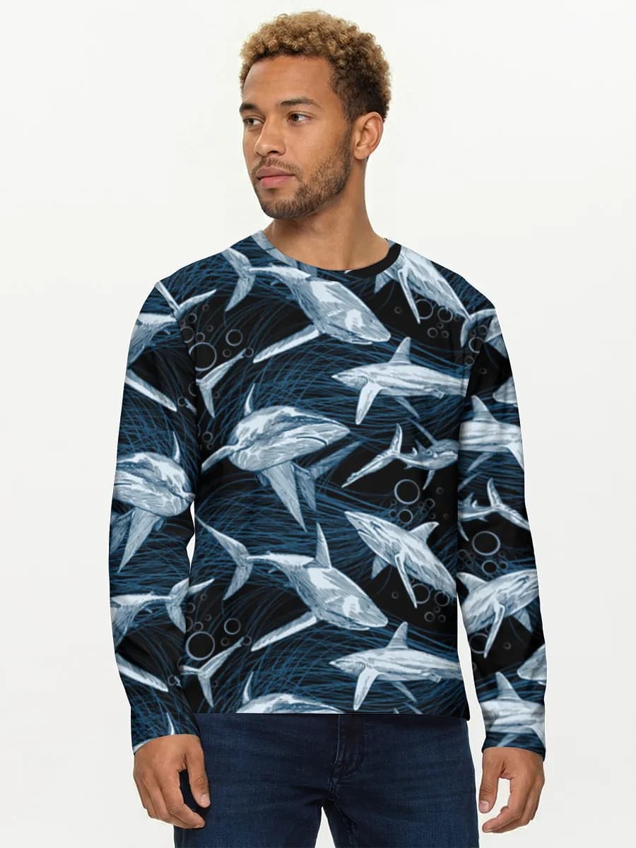 T-shirt Coton Manches Longues Homme