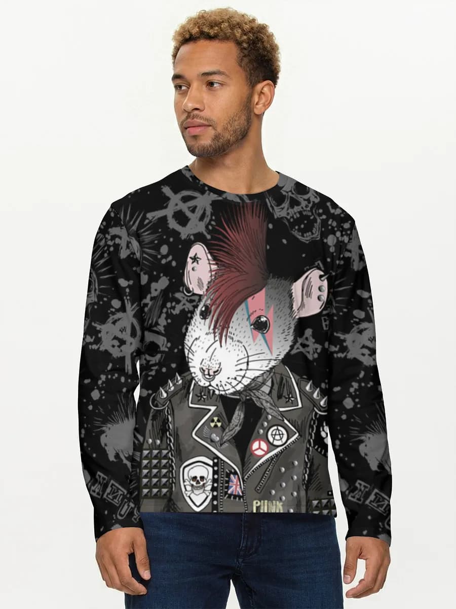 Men's cotton long sleeve shirt