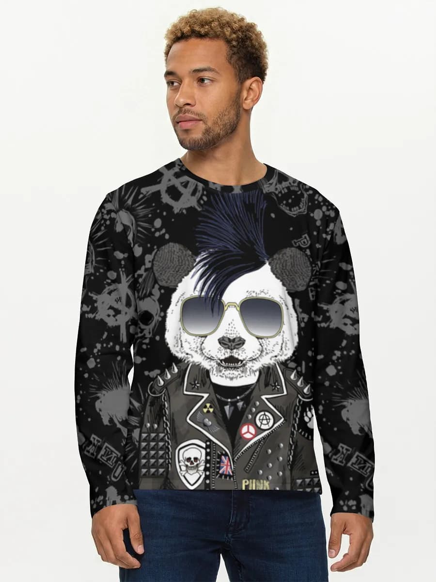 Camisa de manga larga de algodón para hombre