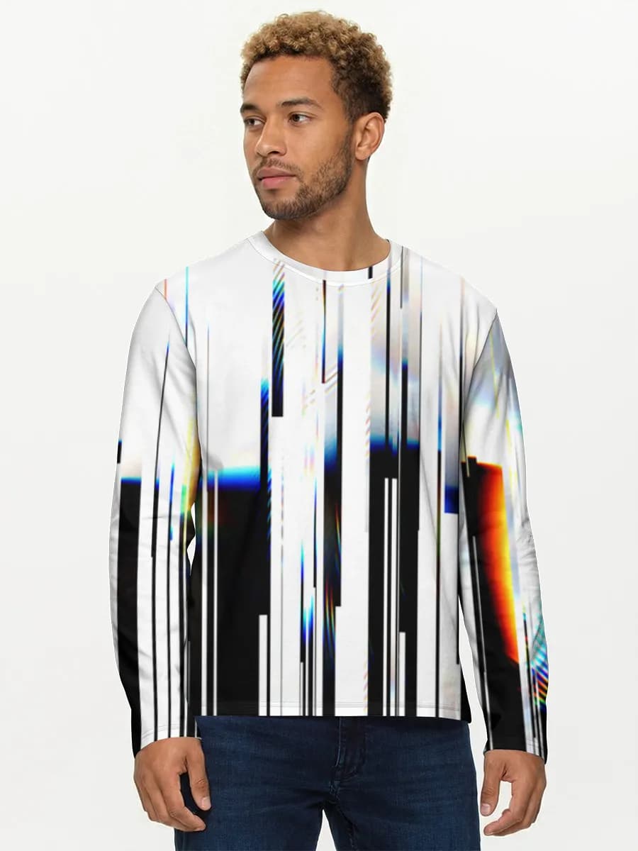 Camisa de manga larga de algodón para hombre