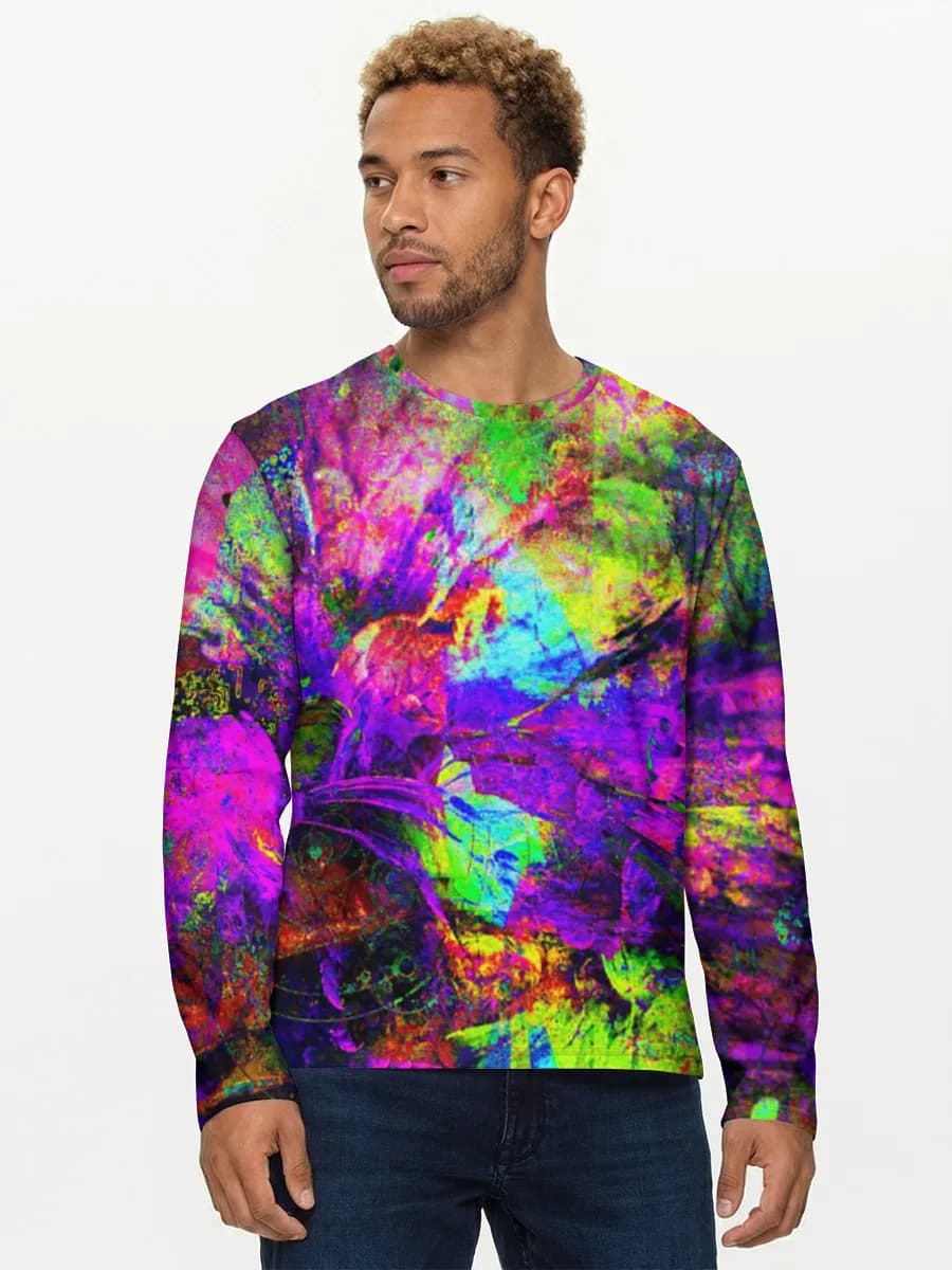 Men's cotton long sleeve shirt