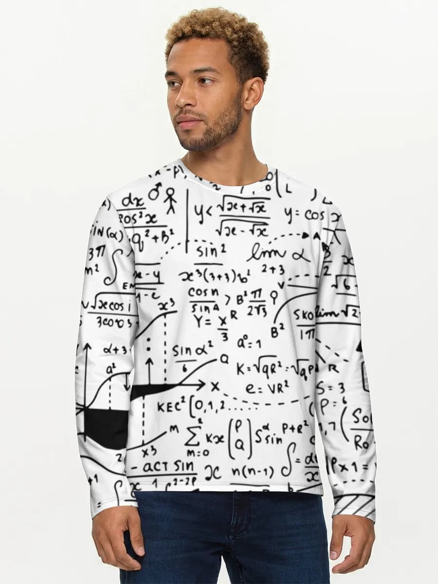 Men's cotton long sleeve shirt