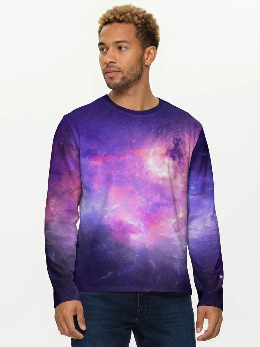 T-shirt Coton Manches Longues Homme