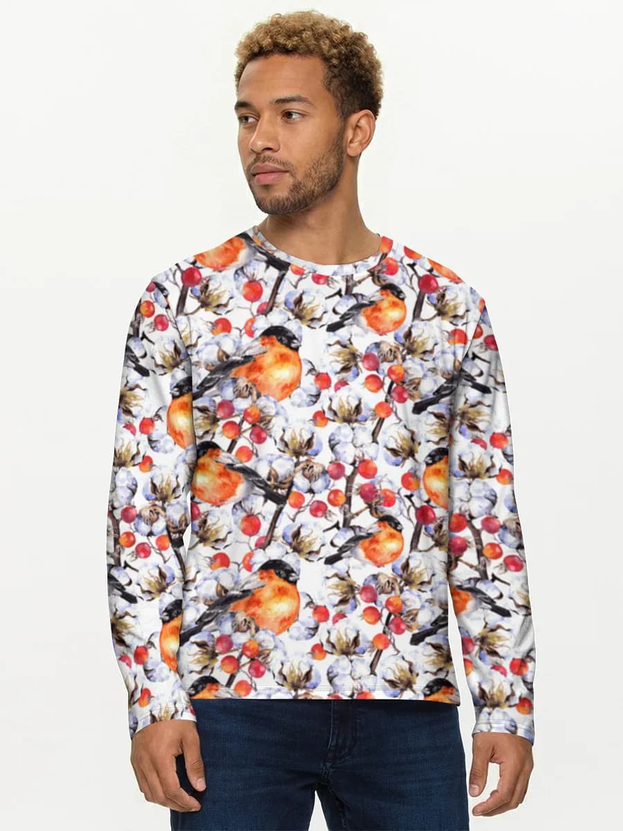 Men's cotton long sleeve shirt