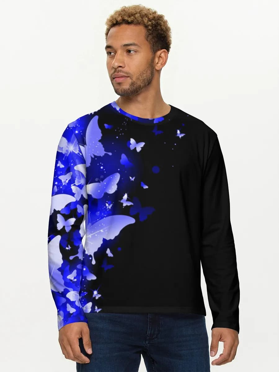 T-shirt Coton Manches Longues Homme