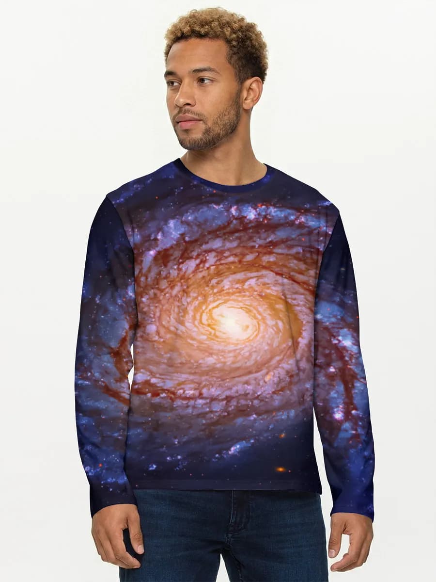 Men's cotton long sleeve shirt