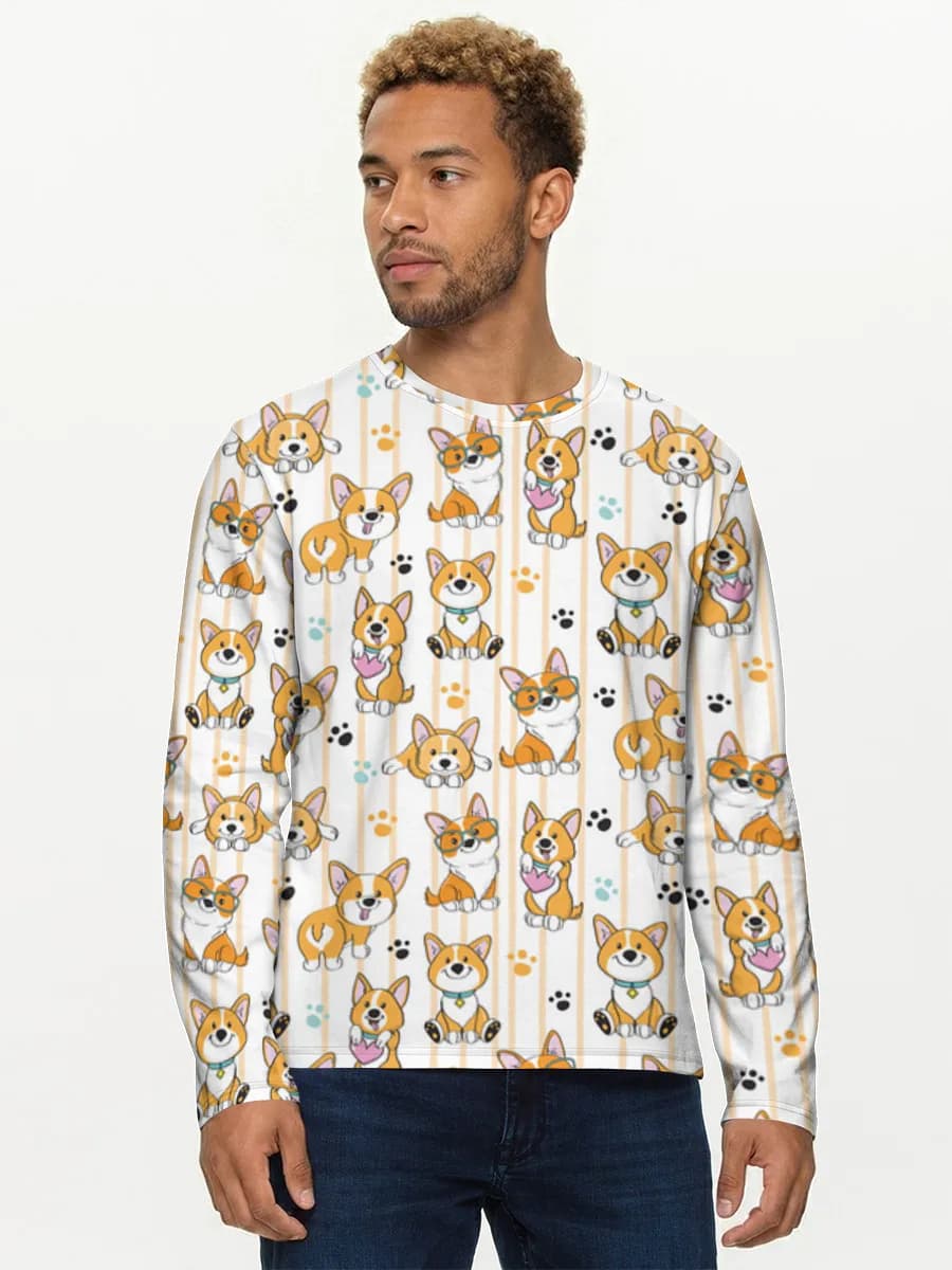 Men's cotton long sleeve shirt