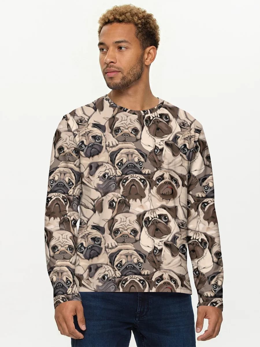 Men's cotton long sleeve shirt