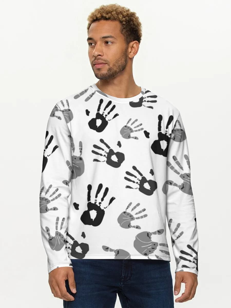 Men's cotton long sleeve shirt