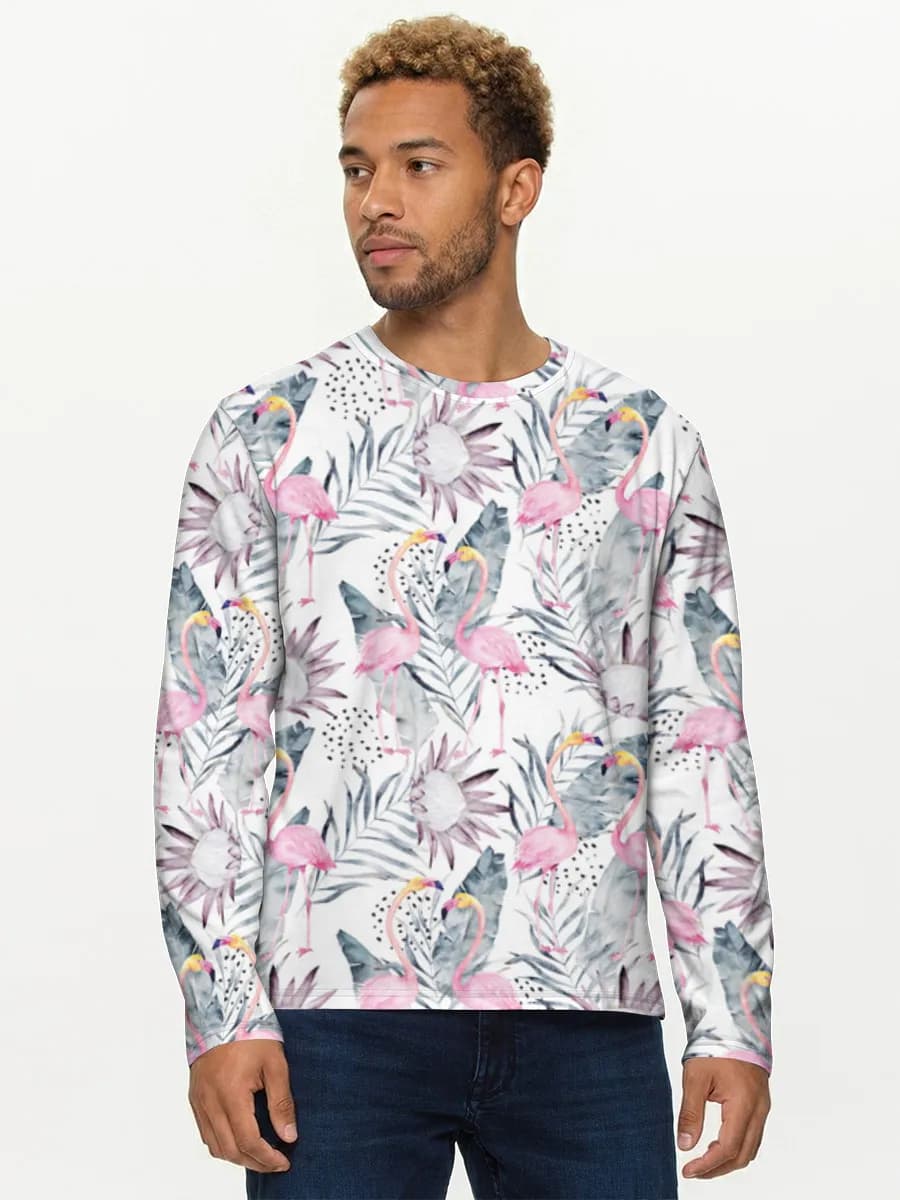 Men's cotton long sleeve shirt