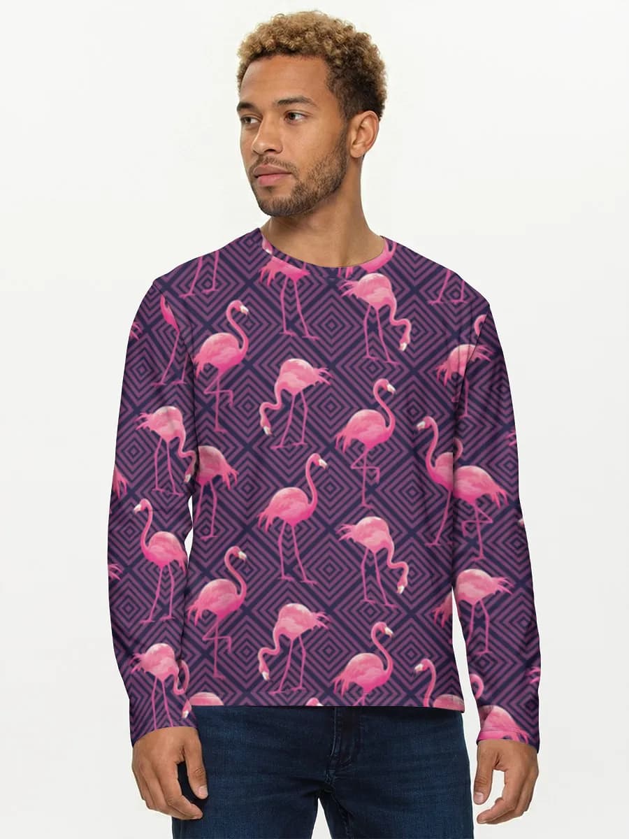 Men's cotton long sleeve shirt