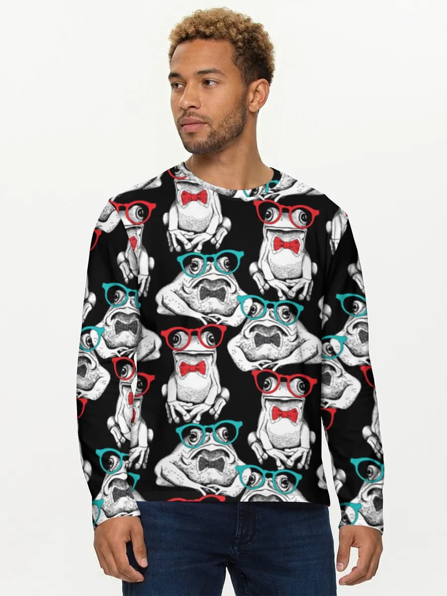 Men's cotton long sleeve shirt