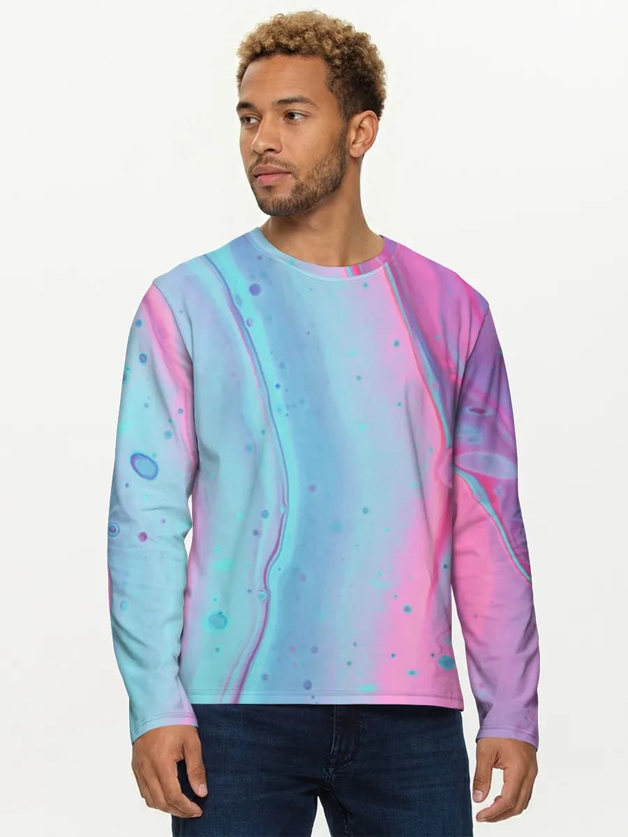 Men's cotton long sleeve shirt