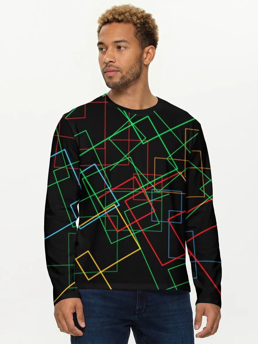 Men's cotton long sleeve shirt