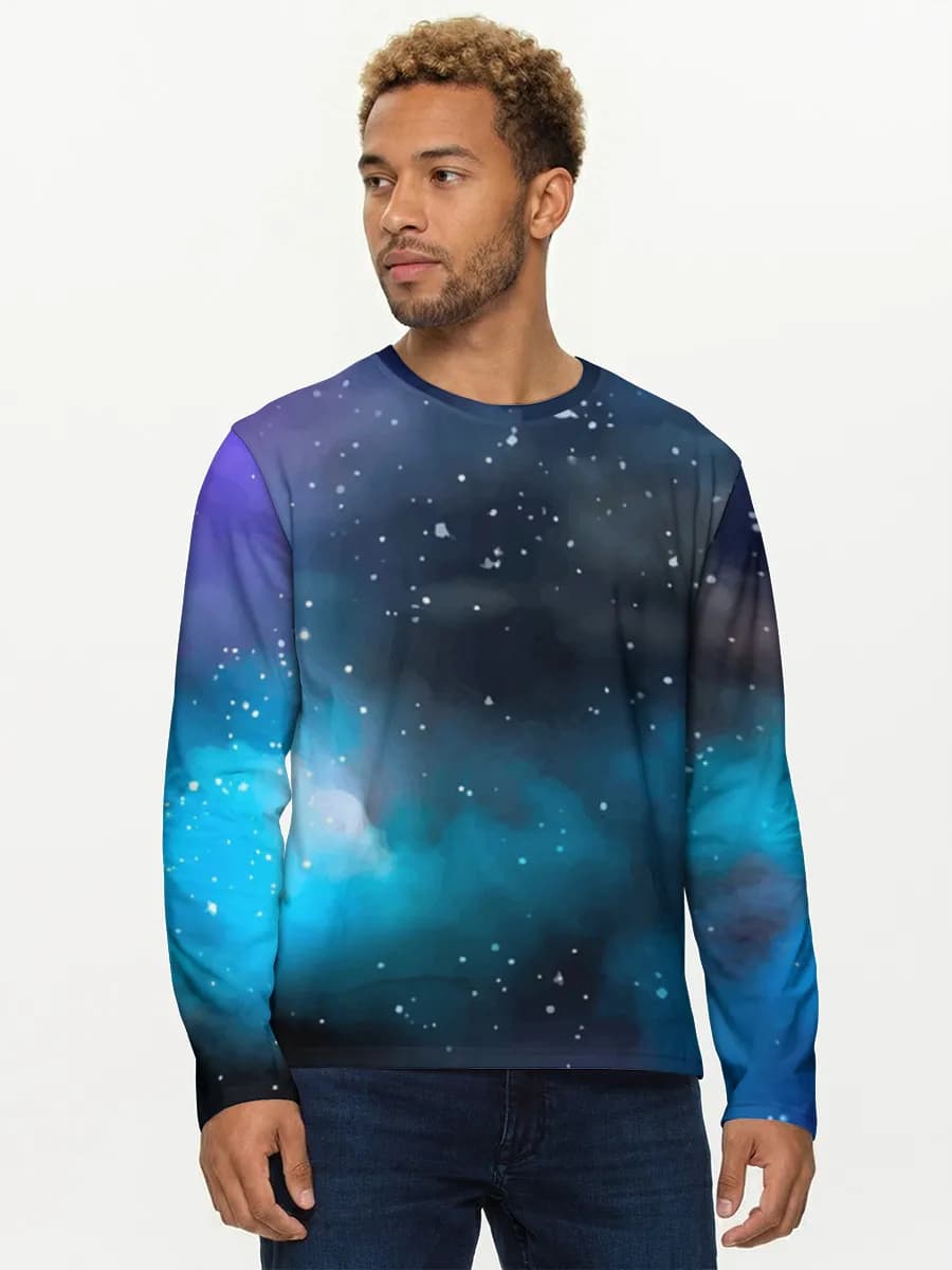 Men's cotton long sleeve shirt