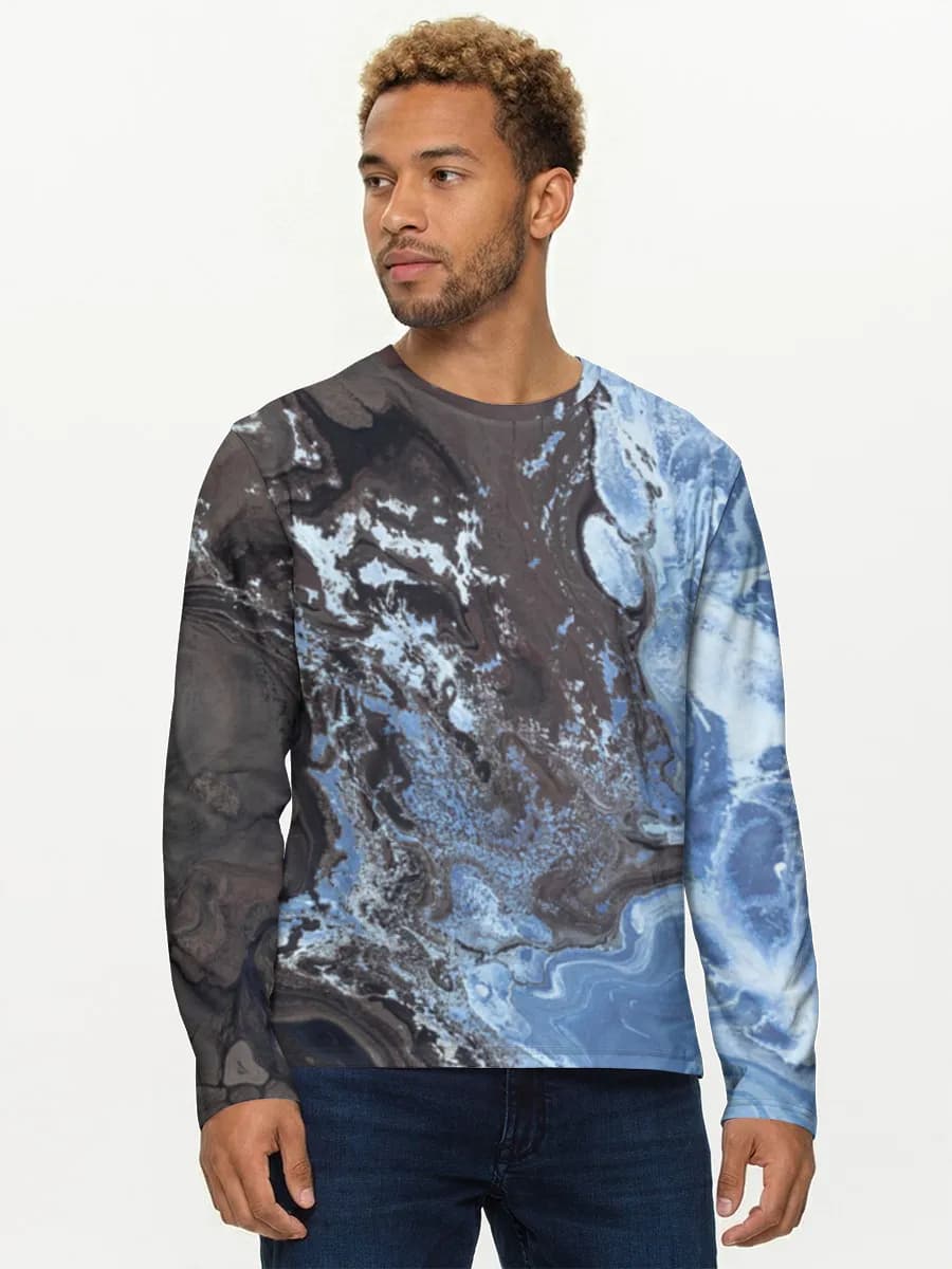 Men's cotton long sleeve shirt
