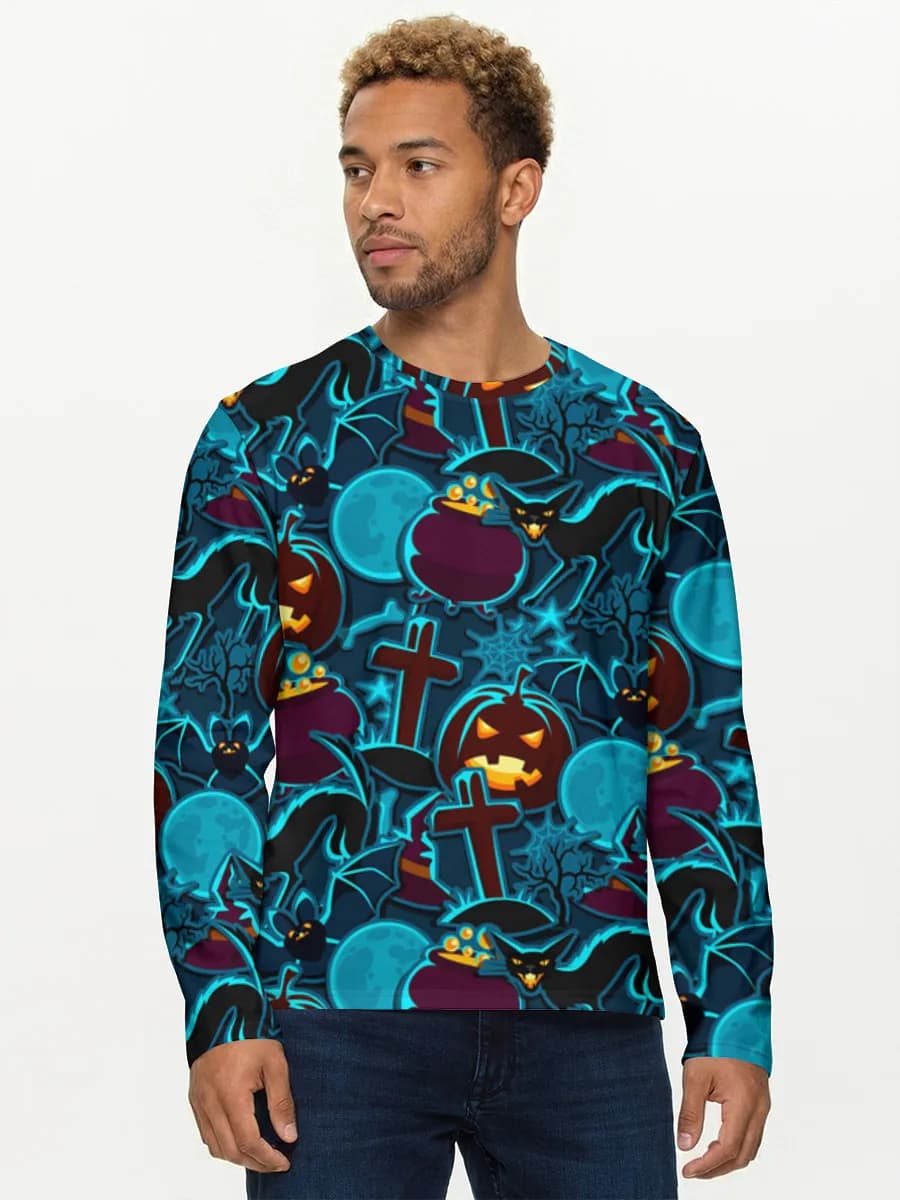T-shirt Coton Manches Longues Homme
