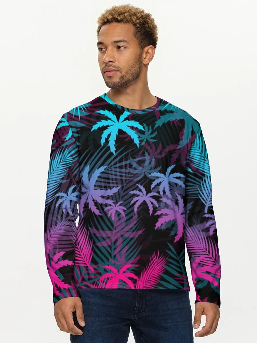 Men's cotton long sleeve shirt