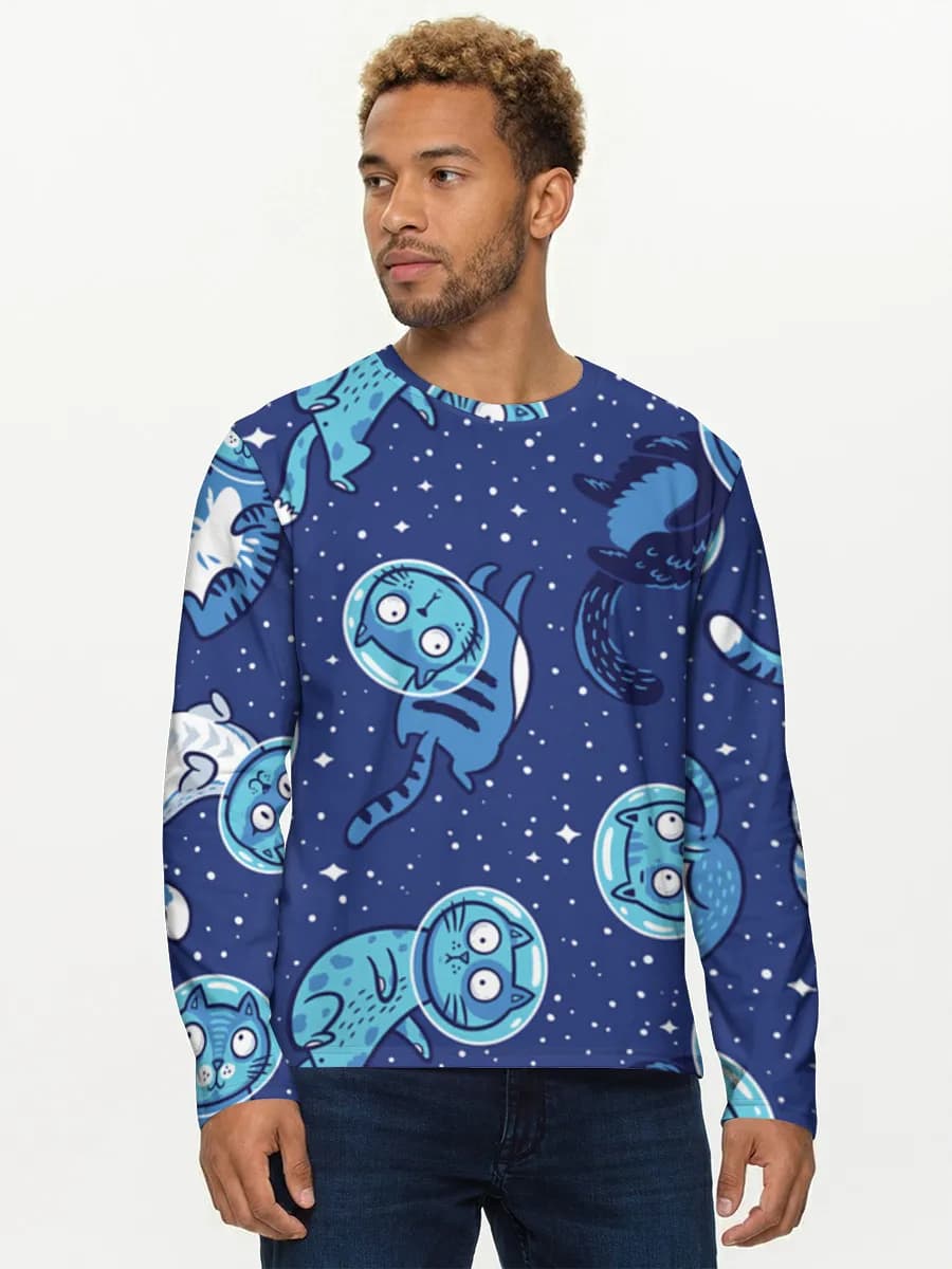 Men's cotton long sleeve shirt