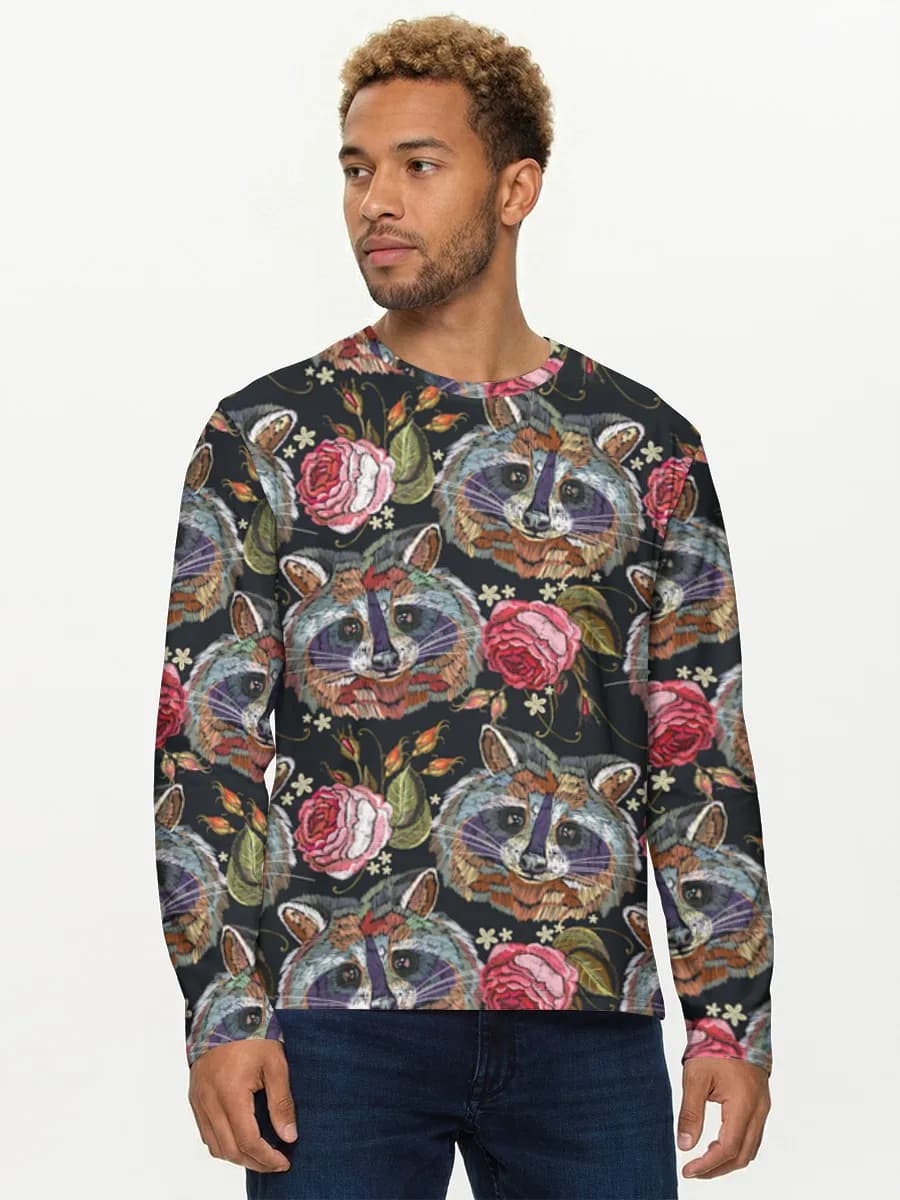 Men's cotton long sleeve shirt