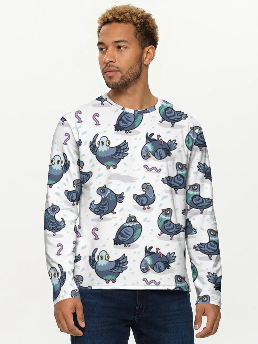 Men's cotton long sleeve shirt